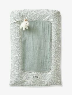 Matelas à Langer + 2 Tapis De Change DANS LES BOIS Vert Sauge - Vertbaudet -Produits Pour Bébé matelas a langer 2 tapis de change dans les bois 1