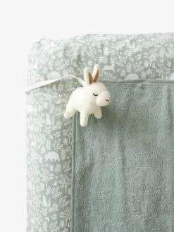 Matelas à Langer + 2 Tapis De Change DANS LES BOIS Vert Sauge - Vertbaudet -Produits Pour Bébé matelas a langer 2 tapis de change dans les bois 3