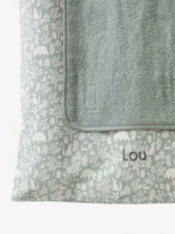 Matelas à Langer + 2 Tapis De Change DANS LES BOIS Vert Sauge - Vertbaudet -Produits Pour Bébé matelas a langer 2 tapis de change dans les bois 4