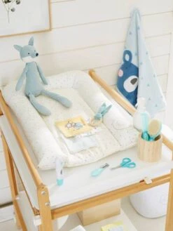 Matelas à Langer Lionceau Blanc Imprimé - Vertbaudet -Produits Pour Bébé matelas a langer lionceau 2