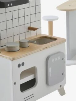 Mobilier De Cuisine Pour Poupée Mannequin En Bois FSC® Blanc - Vertbaudet -Produits Pour Bébé mobilier de cuisine pour poupee mannequin en bois fsc 4