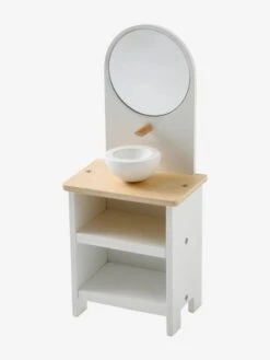 Mobilier De Salle De Bain Pour Poupée Mannequin En Bois FSC® Blanc - Vertbaudet -Produits Pour Bébé mobilier de salle de bain pour poupee mannequin en bois fsc 4