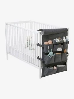 Organisateur à Suspendre Vertbaudet Pour Lit De Bébé Gris Chiné - Vertbaudet -Produits Pour Bébé organisateur a suspendre vertbaudet pour lit de bebe 2