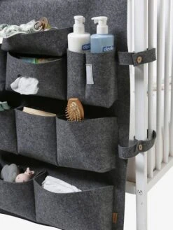 Organisateur à Suspendre Vertbaudet Pour Lit De Bébé Gris Chiné - Vertbaudet -Produits Pour Bébé organisateur a suspendre vertbaudet pour lit de bebe 5