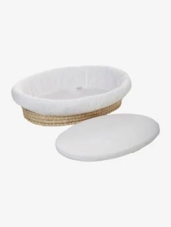 Panier à Langer En Feuilles De Maïs Naturel - Vertbaudet -Produits Pour Bébé panier a langer en feuilles de mais 5