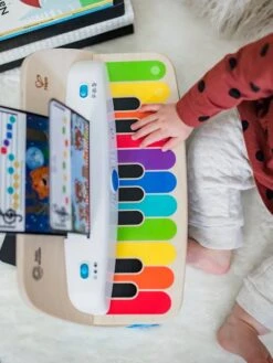 Piano Connecté Magic Touch - HAPE Blanc - Hape -Produits Pour Bébé piano connecte magic touch hape 3
