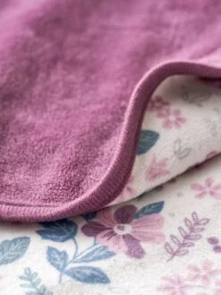 Plaid En Velours VICTORIA Prune - Vertbaudet -Produits Pour Bébé plaid en velours victoria 5