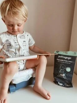 Pot D’hygiène Pliable POTTIAGOGO Bleu - Pottiagogo -Produits Pour Bébé pot dhygiene pliable pottiagogo 2