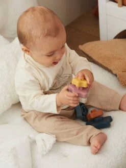 Pyramide D'étoiles à Empiler En Silicone Multicolor - Vertbaudet -Produits Pour Bébé pyramide detoiles a empiler en silicone 2