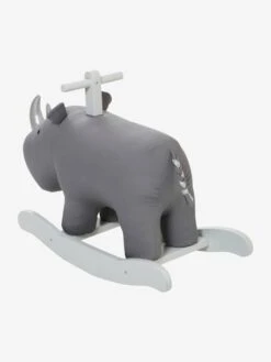Rhinocéros à Bascule FSC® Gris - Vertbaudet -Produits Pour Bébé rhinoceros a bascule fsc 4