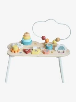 Table Basse D'activités Nuage Les Amis De La Forêt En Bois FSC® Blanc - Vertbaudet -Produits Pour Bébé table basse dactivites nuage les amis de la foret en bois fsc 4