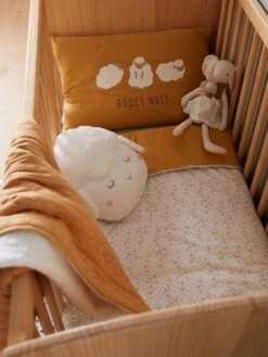 Taie D'oreiller Bébé PETIT MOUTON Miel - Vertbaudet -Produits Pour Bébé taie doreiller bebe petit mouton 2