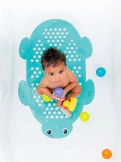Tapis De Bain Et Rangement 2 En 1 INFANTINO Bleu - Infantino -Produits Pour Bébé tapis de bain et rangement 2 en 1 infantino 2