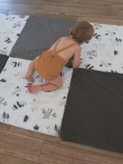 Tapis De Motricité XL Black And White Experience - CANDIDE Blanc - Candide -Produits Pour Bébé tapis de motricite xl black and white experience candide 4