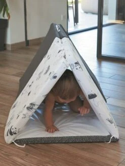 Tapis De Motricité XL Black And White Experience - CANDIDE Blanc - Candide -Produits Pour Bébé tapis de motricite xl black and white experience candide 5