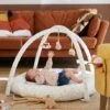 Tapis D'éveil Avec Arches Florettes Ecru / Multico - Vertbaudet -Produits Pour Bébé tapis deveil avec arches florettes