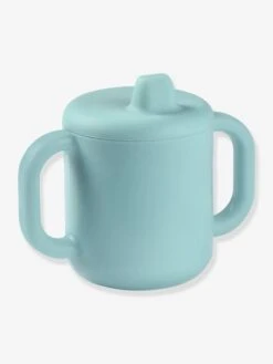 Tasse D'apprentissage BEABA En Silicone Bleu - Beaba -Produits Pour Bébé tasse dapprentissage beaba en silicone 2