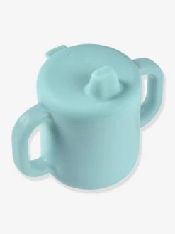 Tasse D'apprentissage BEABA En Silicone Bleu - Beaba -Produits Pour Bébé tasse dapprentissage beaba en silicone 3