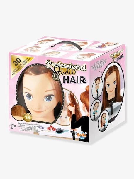 Tête à Coiffer Avec étau BUKI Rose - Buki 3 Tête à Coiffer Avec étau BUKI Rose - Buki – Image 2