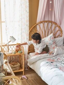 Tête De Lit Rotin Enfant Fleur Naturel - Vertbaudet -Produits Pour Bébé tete de lit rotin enfant fleur 4
