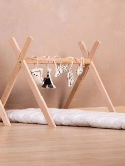 Tipi Support Transformable CHILDHOME Pour Couffin Moise Hêtre Naturel - Childhome